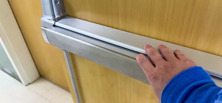 Installing a Push Bar on a Door Newnan